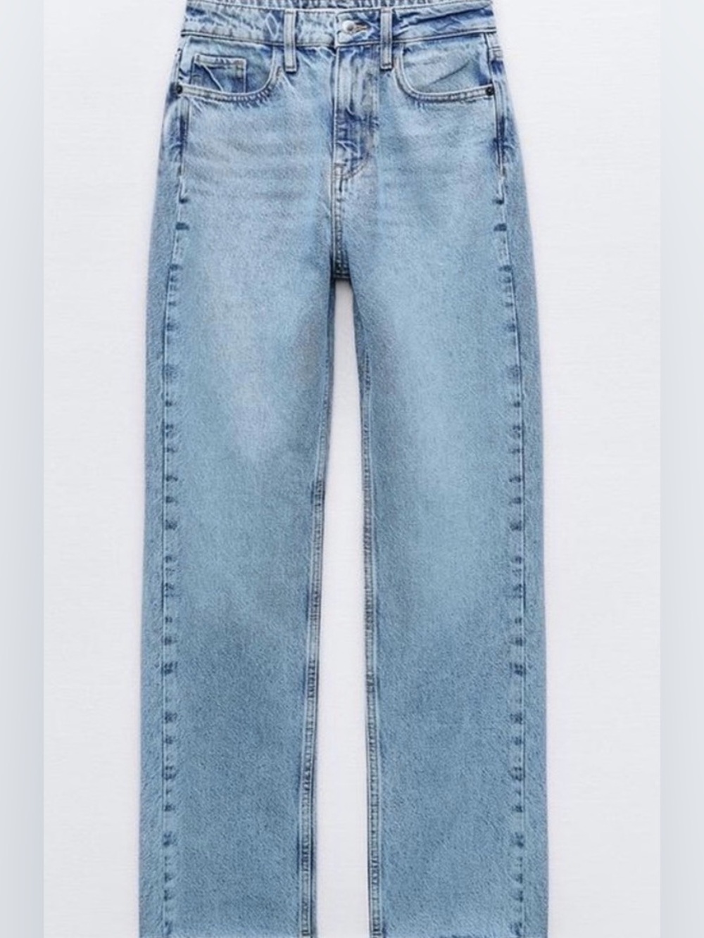 Zara Straight-Leg Denim Jeans